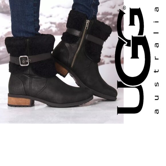 UGG Blayre Black Boots - Picture 3 of 10